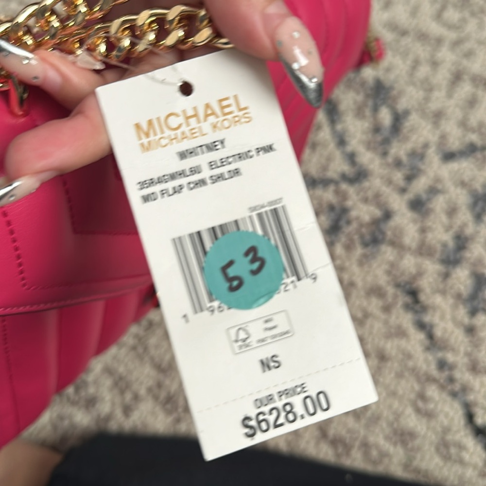 NWT Michael Michael Kors pink bag - Picture 7 of 8